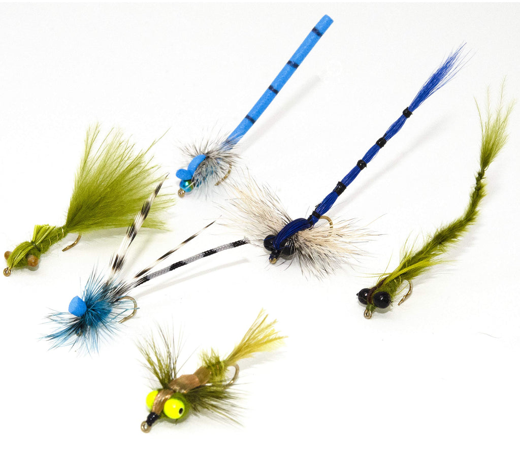 Outdoor Planet 12 Effective Dragonfly And Damsel Fly Fishing Flies | Dry, Wet, Nymph Flies | Trout, Bass, Bluegill, Panfish, Bro