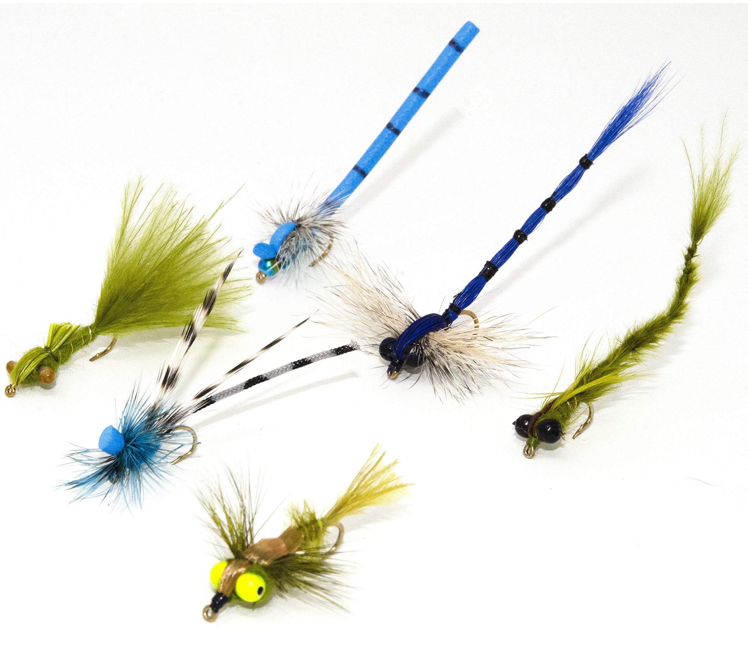 Outdoor Planet 12 Effective Dragonfly And Damsel Fly Fishing Flies | Dry, Wet, Nymph Flies | Trout, Bass, Bluegill, Panfish, Bro