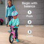 Schwinn Toddler Balance Bike, Boys And Girls, Fits Kids 28-38-Inches Tall, With 12-Inch Wheels, Beginner Rider Training, Pink