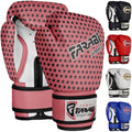 Farabi Sports Kids Boxing Gloves 4-Oz Kickboxing Muaythai Punching Bag Training Gloves Age 4-8 Year (Black, 4-Oz (Age 4-8) (Pink