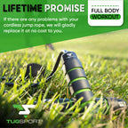 Tugsport Bod Ropes Cordless Jump Rope Beachbody Mbf - Adjustable Length Ropes Ropeless Jump Rope For Beachbody - Eliminate Dad B