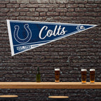 Rico Industries Nfl Football Indianapolis Colts Classic 12'' X 30'' Felt Wall D  Cor Pennant - Great For Home/Bed Room/Man Cave