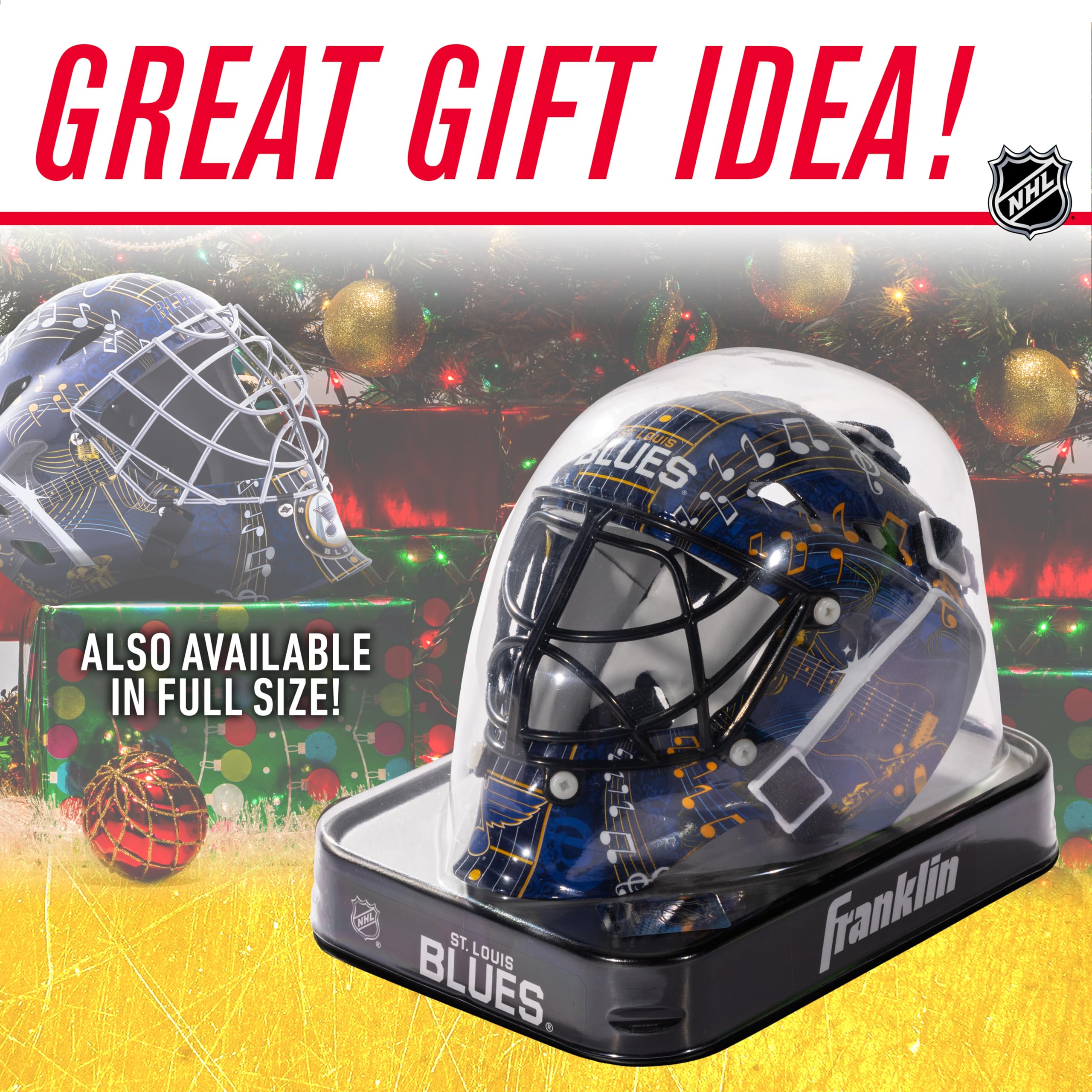 Franklin Sports Unisex Nhl Team Licensed - Mini Hockey Goalie Masks, Team Specific, One Size Us