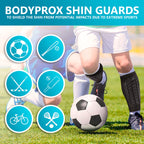 Soccer Shin Guards Sleeves For Men, Women And Youth (Medium)