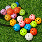 Thiodoon Practice Golf Training Balls Limited Flight 40Mm Hollow Plastic Colored Airflow Golf Balls For Swing Practice Driving R