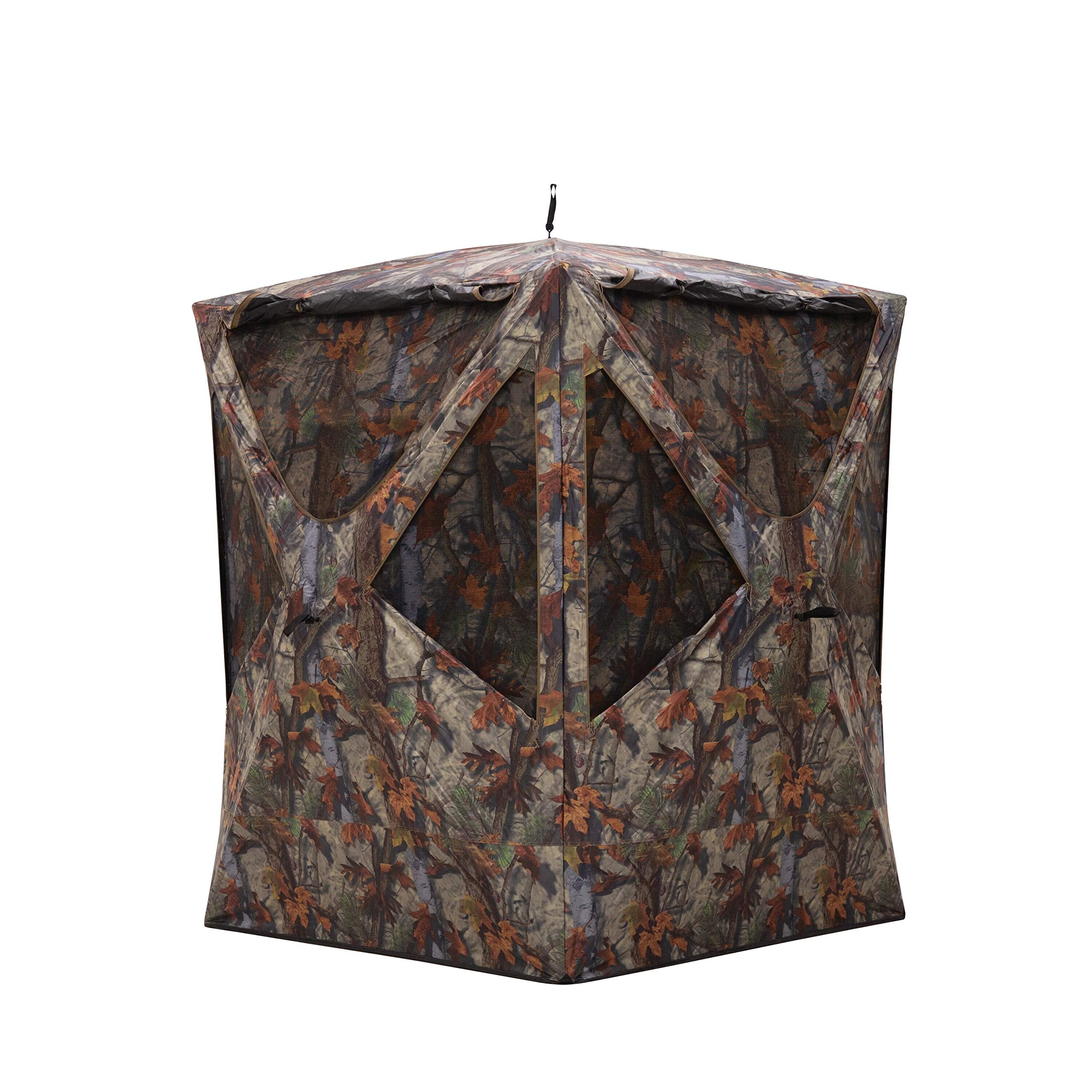 Barronett Blinds Prowler 300, Portable Hunting Blind, Tall Hub Blind, Shoot While Standing, Lightweight, 2-Person, Bloodtrail Wo