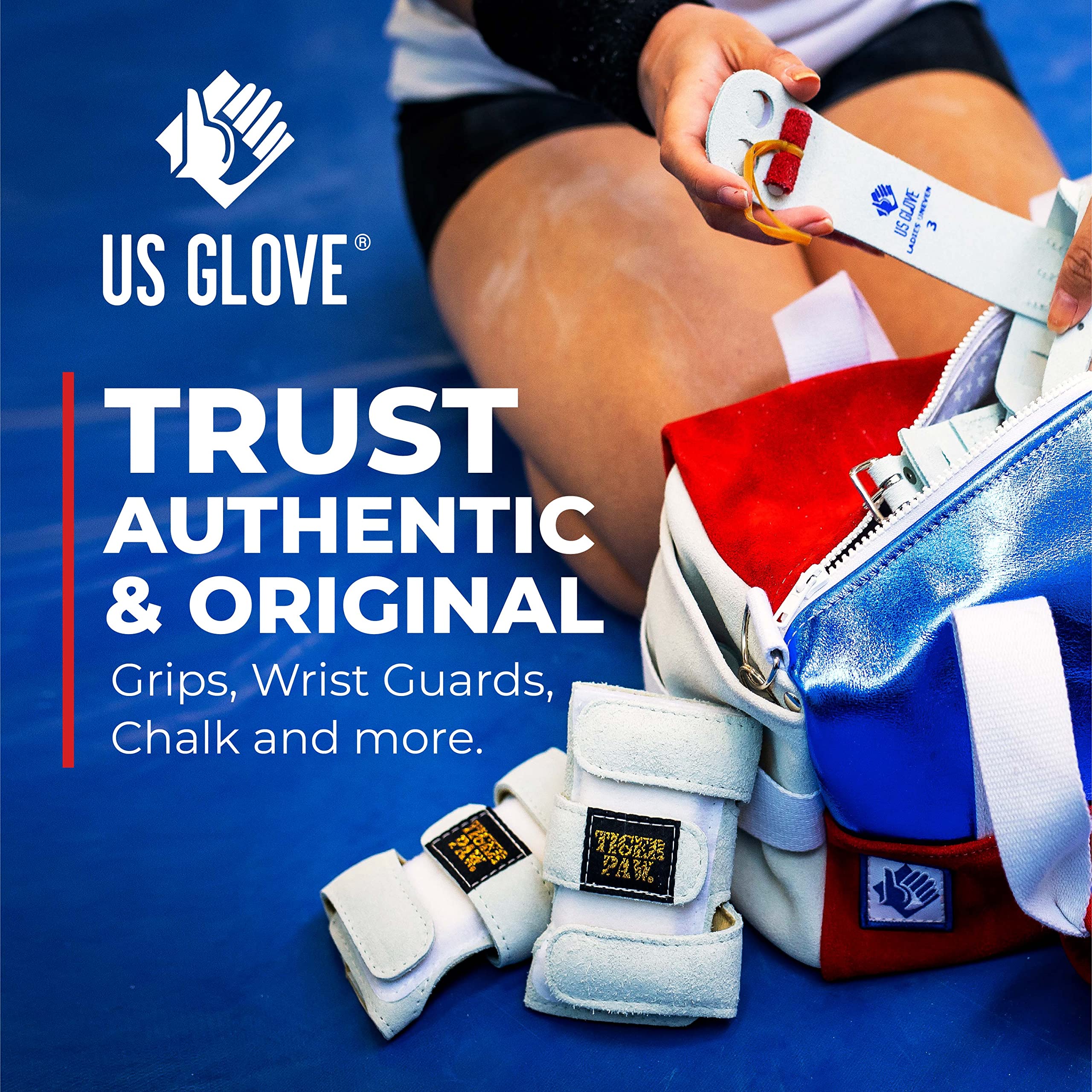 Tiger Paw Authentic Gymnastics Wrist Supports (Sold In Pairs) - Original Competition-Grade Gymnastics Wrist Guards, Wrist Suppor