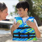 Oceans7  Us Coast Guard-Approved, Type Iii -  Youth Life Jacket  - Personal Flotation Device With With Comfortable Flex-Form-Fit