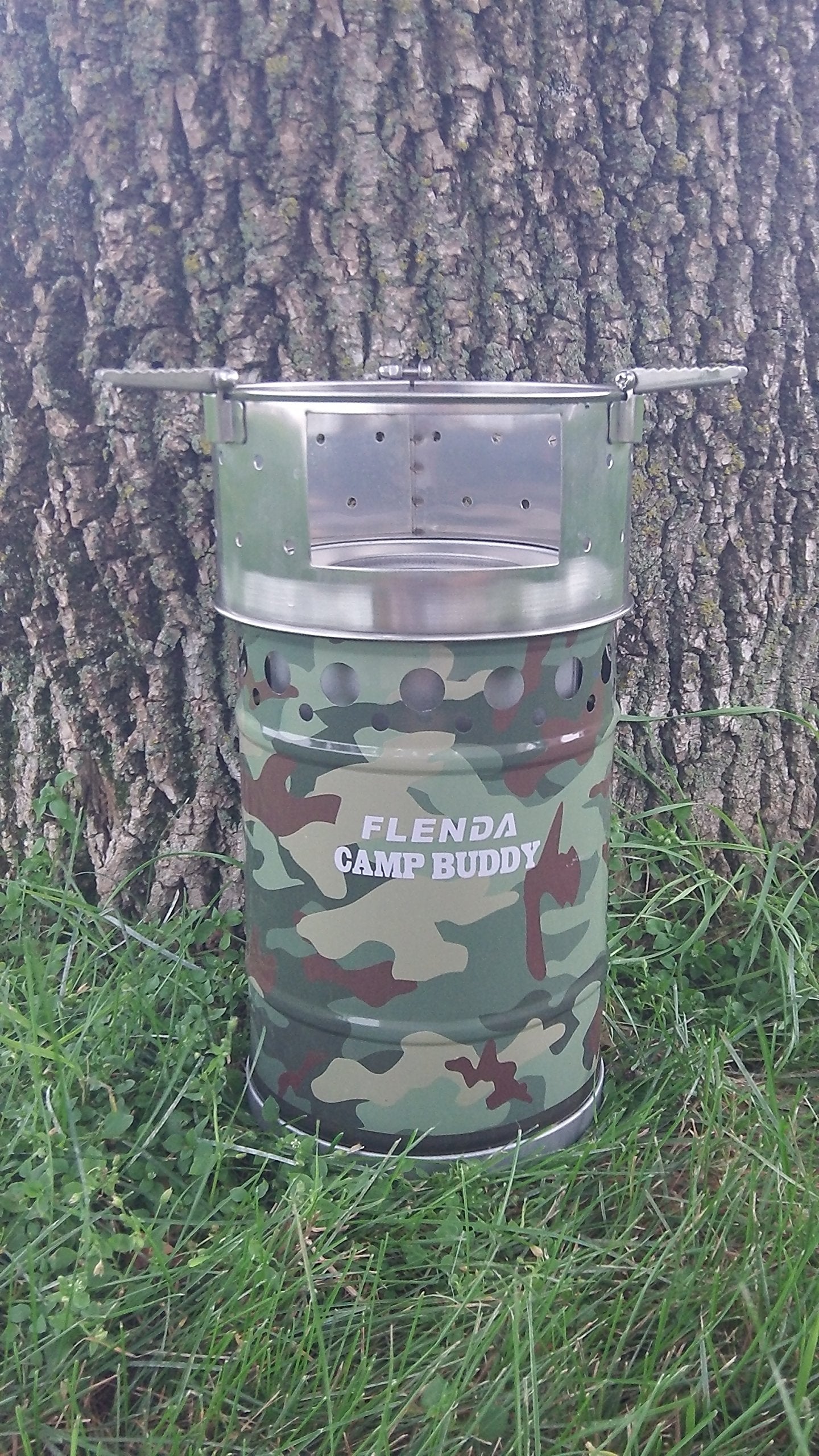 Flenda Camp Buddy Natural Draft Firewood Camp Stove