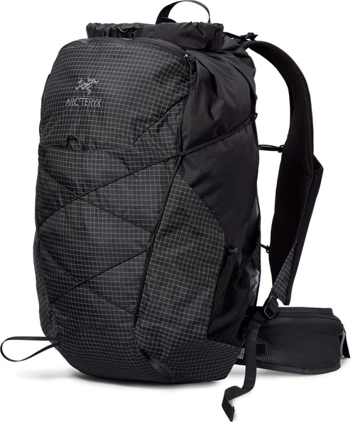 Arcteryx Aerios 35 Backpack | Precision-Fit Ultralight 35L Hiking Pack | Black, Regular
