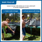 Trampoline Pro The Original Trampoline Slide And Climber Universal Trampoline Ladder Alternative Heavy Duty Steel Construction F
