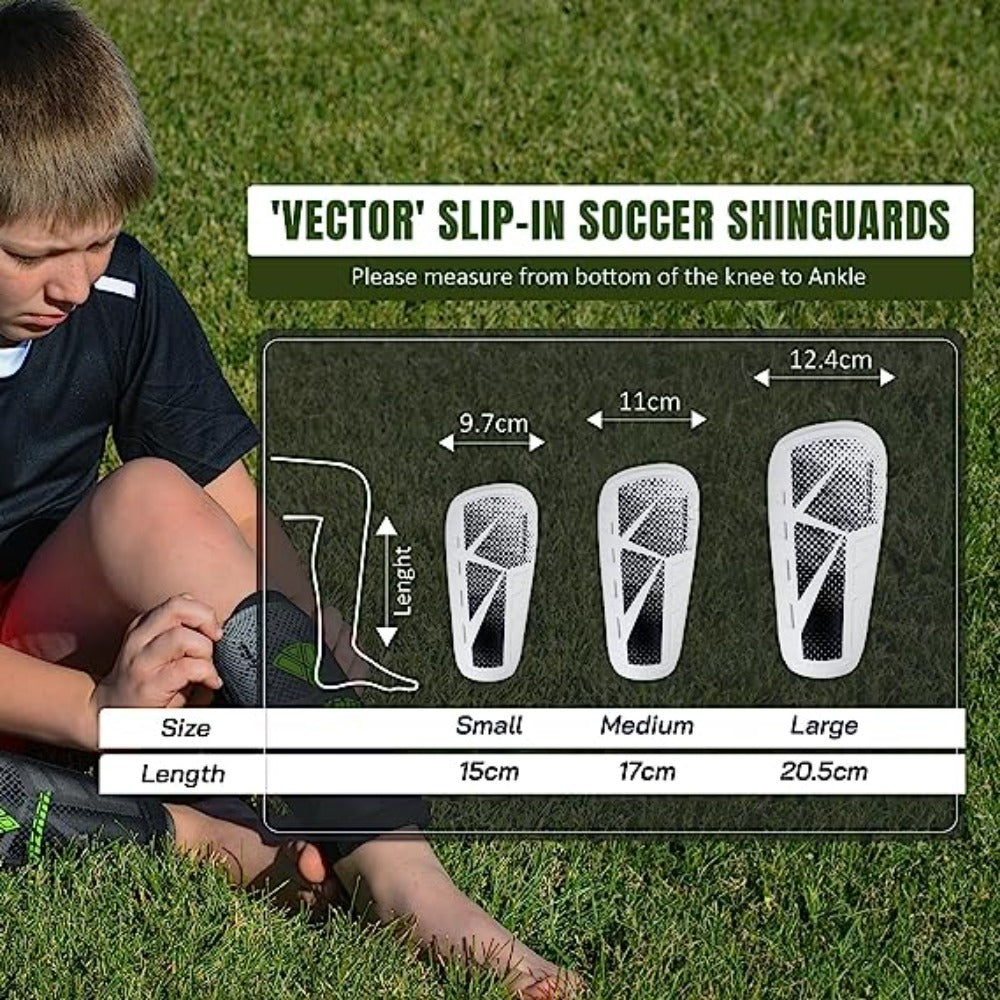 Vector Soccer Shin Guard-White - Vizari Sports
