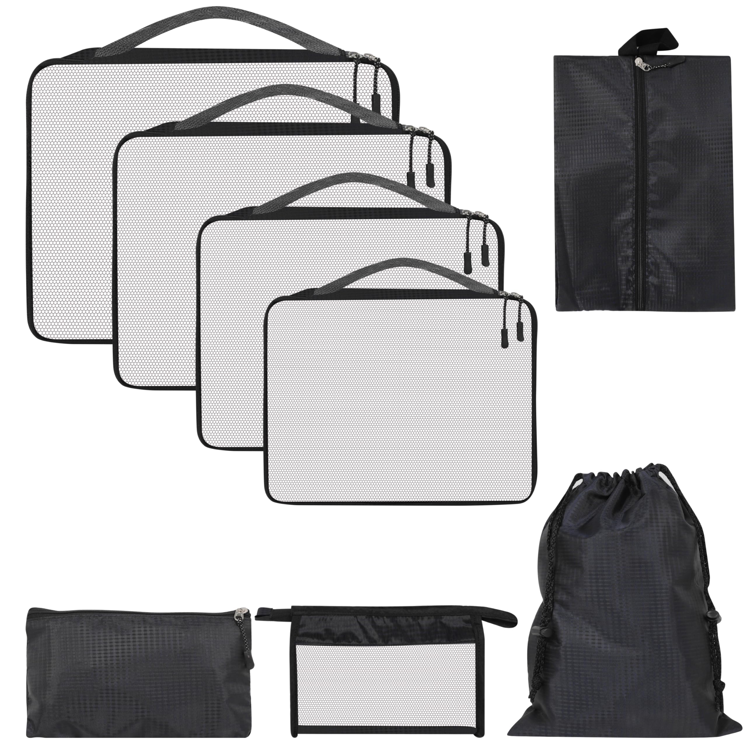 Sellus 8 Pcs Kumbh Special Packing Cubes, Travel Organizer Pouch, Packing Bags For Travelling Travel Pouches For Women, Pouch Fo