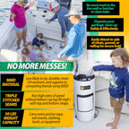 Portable Trash Can, Reusable Trash Bag, Leakproof Liner, Boat Storage Organizer, Trash Bag Holder, Marine Accessories - Pontoon
