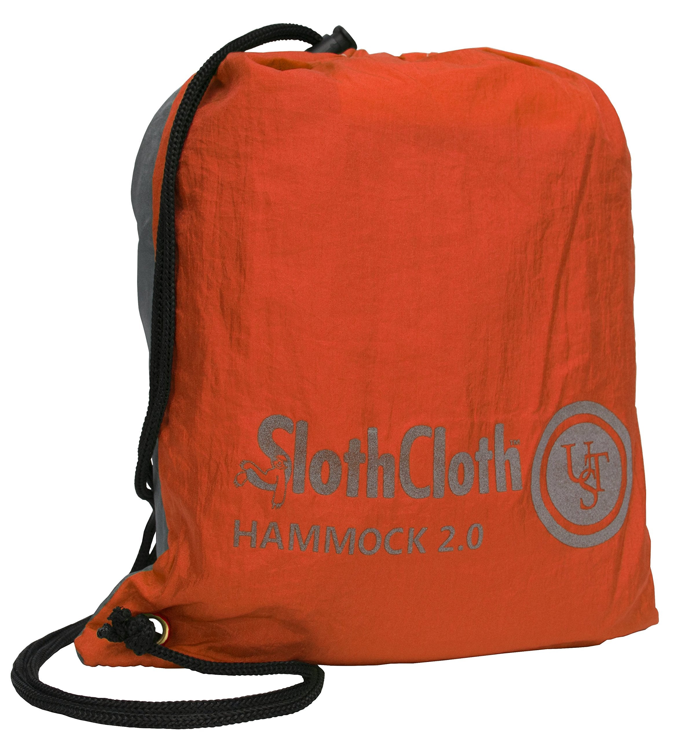 Ust Slothcloth 2.0 Hammock, Orange/Gray