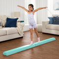 Best Choice Products 8Ft Folding Floor Balance Beam 2-Panel For Gymnastics Practice, Exercise - Aqua