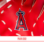 Franklin Sports Mlb Youth Teeball Glove + Foam Ball Set - Kids Los Angeles Angels Baseball + Teeball Mitt And Ball - Perfect Fir
