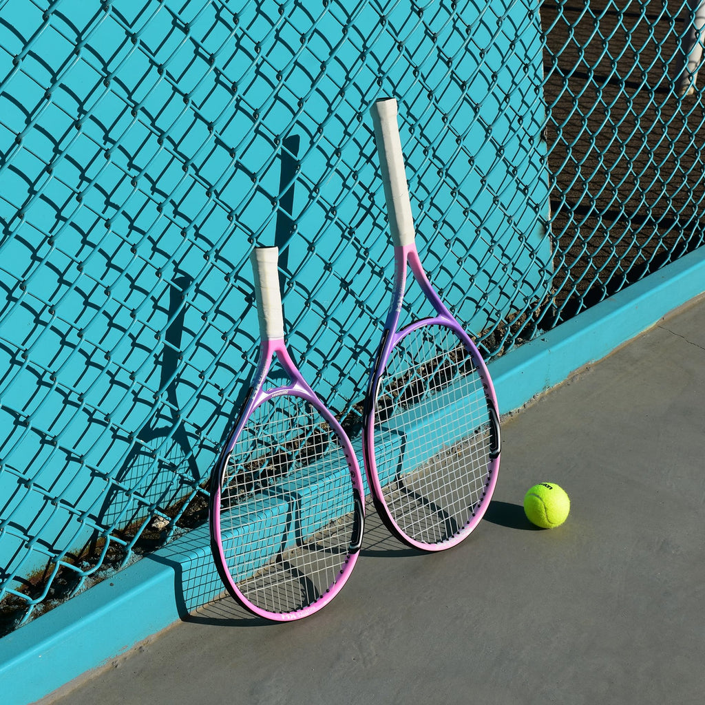 Senston 23'' Tennis Racket For Kids Children Boys Girls Tennis Racquets Kids Tennis Racket Pink Color