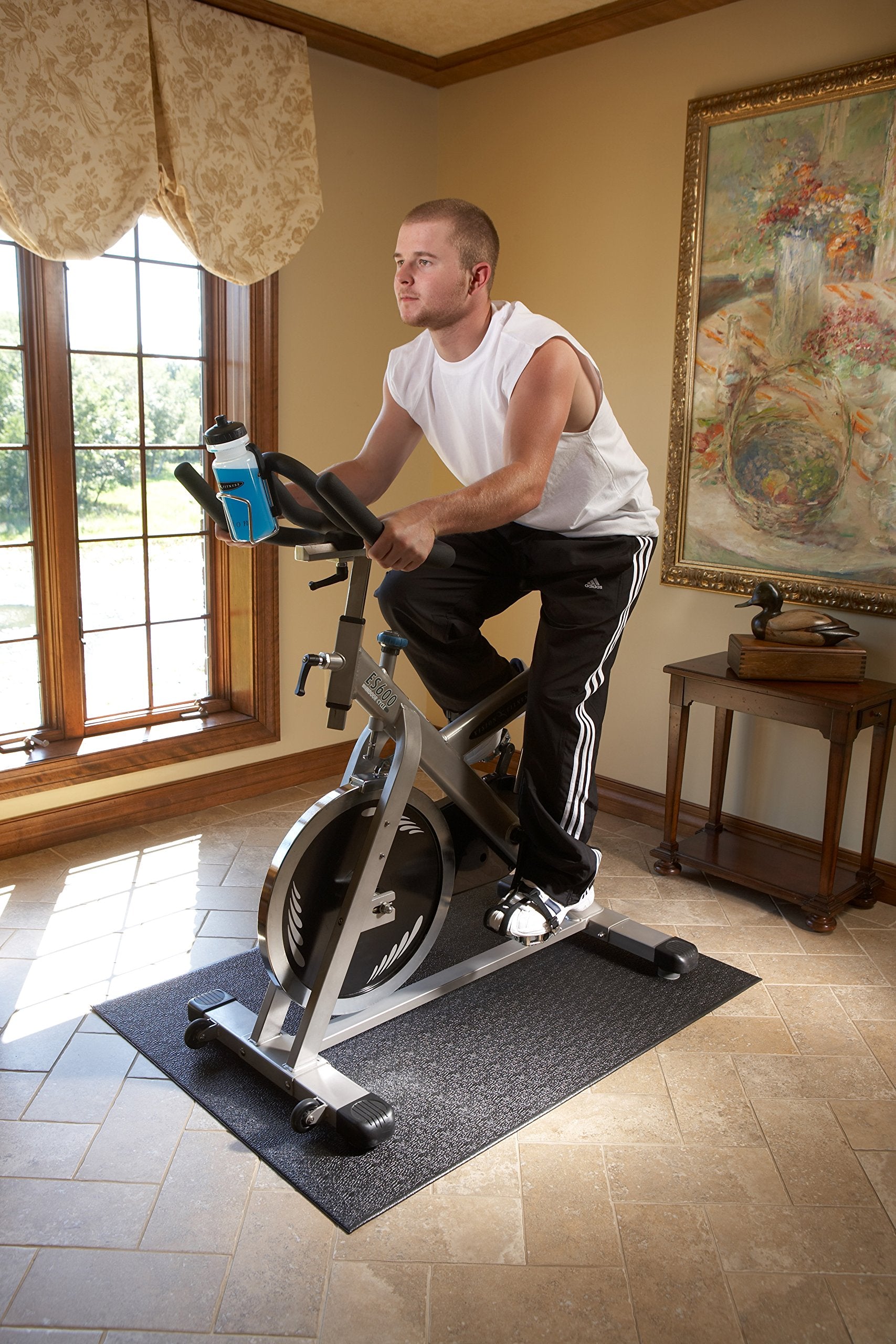 Heavy Duty P.V.C. Mat For Exercise               Bikes, Steppers, Etc.
