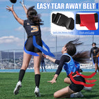 Hilhook Flag Football Belts, 10 Player Adjustable Flag Football Set With 30 Flags For Youth And Adults Training Equipment
