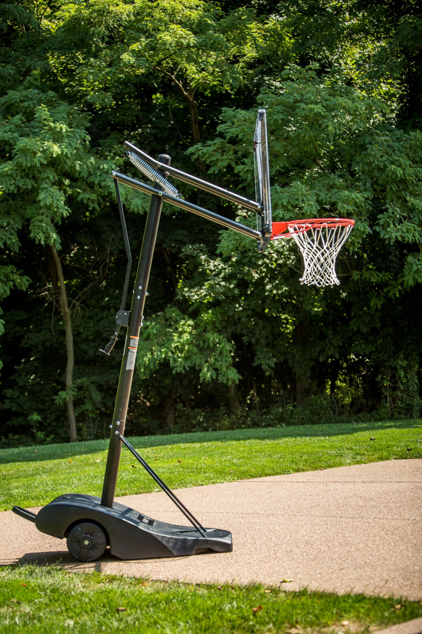 Silverback NXT Portable Adjustable 10-ft Outdoor Basketball Hoop, 50 and 54 Basketball Goal Backboard Available - Assembles in 9