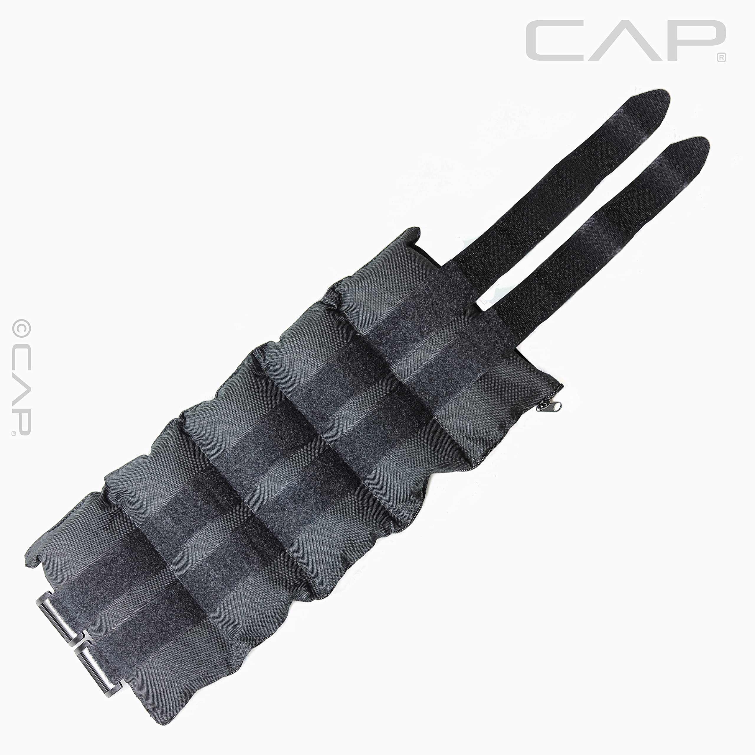 Cap Barbell Hha-Cb020A1 20-Pound Pair Adjustable Ankle Weights, Black