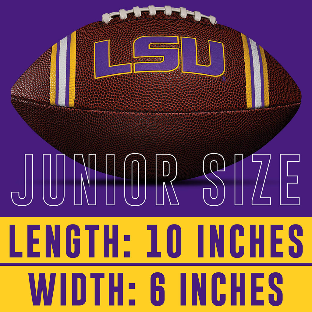 Franklin Sports Ncaa Lsu Tigers Kids Youth Football - Official College Team Football With Team Logos - Junior Size Football