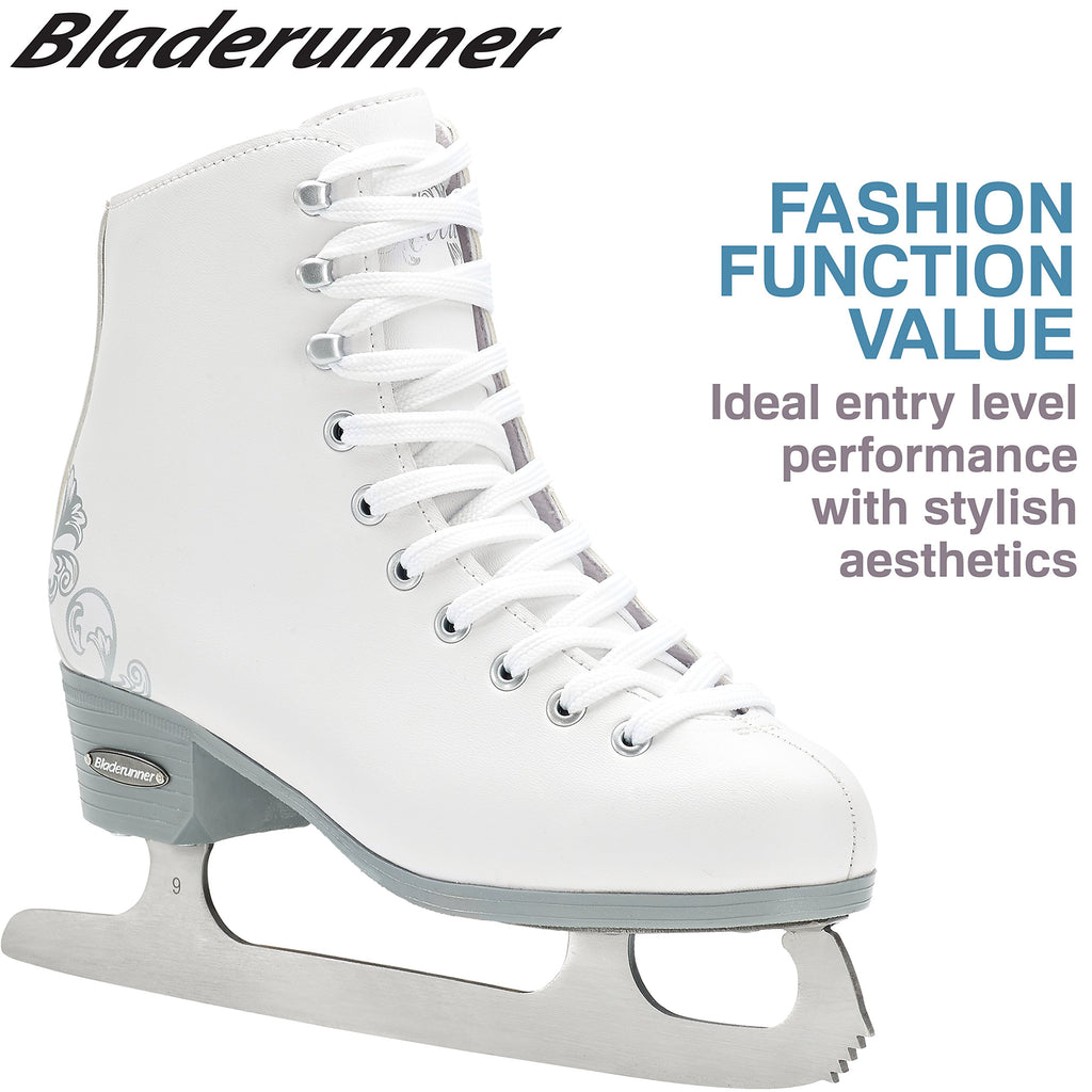 Bladerunner By Rollerblade Allure Girls Figure Skates, Ice Skates, Youth, Junior White, Size 1