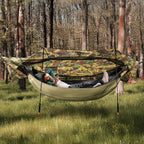 Night Cat Camping Hammock Tent: Lightweight Portable 4 In 1 Hammock With Rain Tarp And Mosquito Net For Hiking Jungle Outdoor Ca