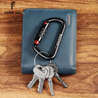 3Inch Locking Carabiner Clips-Twist Auto Lock Caribeener, Heavy Duty Keychain Key Carabeaner Hooks, 7075 Aerial Aluminum Ultra L