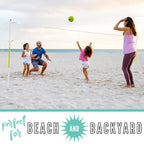 Franklin Sports Fun 5 Combo Outdoor Game Set - Backyard, Beach + Camping Games For Kids - Badminton, Volleyball, Flip Toss, Flyi