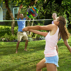 Franklin Sports Mystic Volleyball - Outdoor + Beach Volleyball - Backyard And Beach Ball Set - Synthetic Leather Cushioned - Air