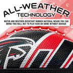Franklin Sports Nfl Atlanta Falcons Football - Youth Football - Mini 8.5'' Rubber Ball - Perfect For Kids - Team Logos And Color