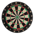 Accudart Classic Bristle Dartboard - Official Size 18'' X 1.5'' - Self-Healing Genuine Bristle Sisal - Staple Free Bullseye - Id