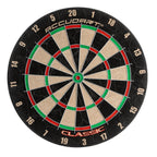 Accudart Classic Bristle Dartboard - Official Size 18'' X 1.5'' - Self-Healing Genuine Bristle Sisal - Staple Free Bullseye - Id
