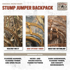 Rig'Em Right Waterfowl Stump Jumper Duck Hunting Blind Backpack With Multi-Layered Padded Shoulder Straps And Back Support, Ammo