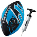 Franklin Sports Nfl Carolina Panthers Football - Youth Football - Mini 8.5'' Rubber Ball - Perfect For Kids - Team Logos And Col