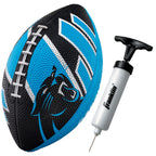 Franklin Sports Nfl Carolina Panthers Football - Youth Football - Mini 8.5'' Rubber Ball - Perfect For Kids - Team Logos And Col