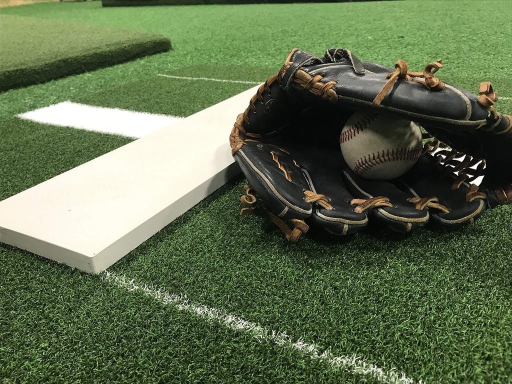 Wuvee The Elite Softball Pitching Mat - Pb36120Green 3' X 10' Xl Green Nylon Softball Pitchers Pitching Mound With 5Mm Foam Powe