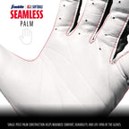 Franklin Sports Cfx Fp Softball Batting Gloves Pair, Women'S X-Large, White/Black