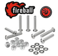 Fireball Dragon Stainless Steel Skateboard Hardware Set (Button Allen, 3.0)