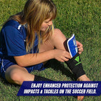 Vector Soccer Shin Guard-Blue - Vizari Sports