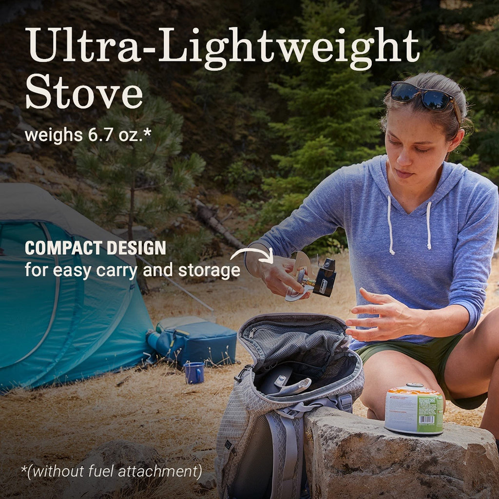 Coleman Classic 1-Burner Portable Backpacking Stove, Lightweight Camp Stove With Adjustable Burner, Perfectflow Pressure Control