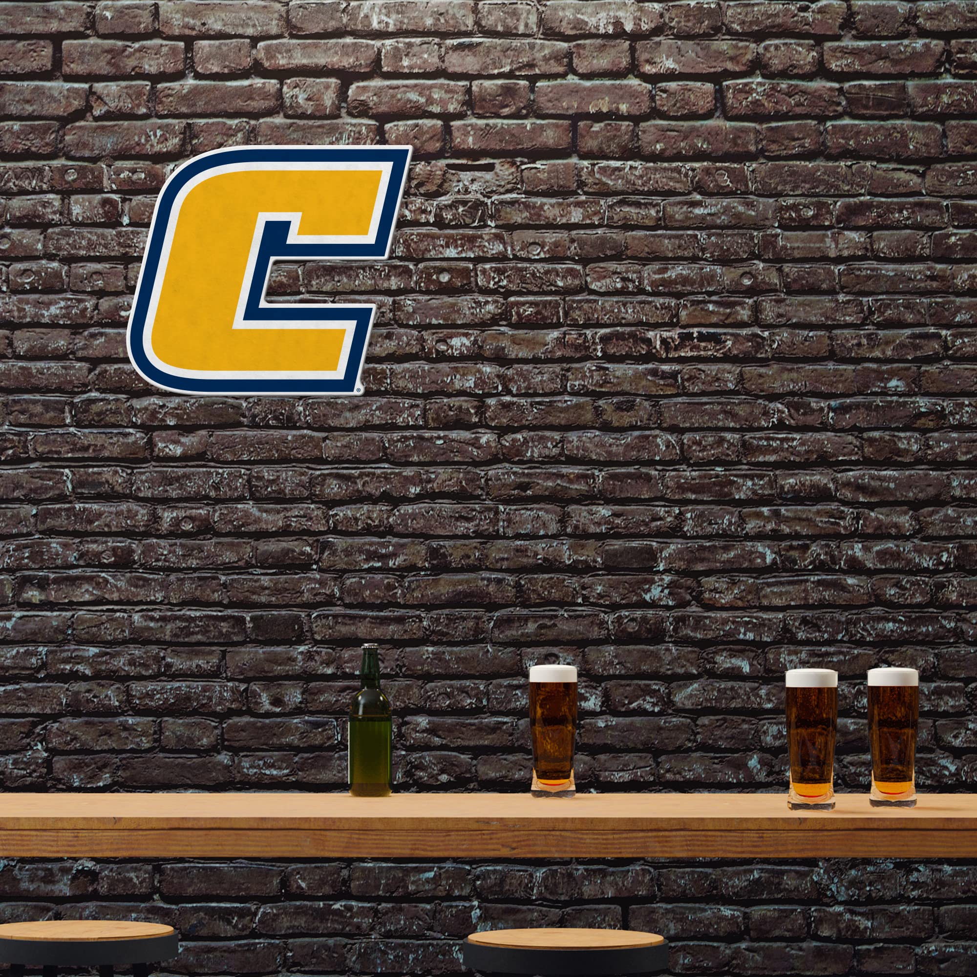 Rico Industries Ncaa Tennessee-Chattanooga Mocs Primary Shape Cut Pennant - Home And Living Room D  Cor - Soft Felt Ez To Hang