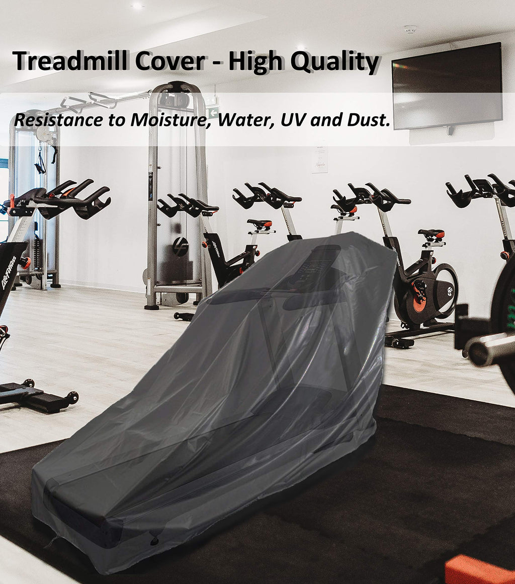 Non-Folding Treadmill Cover, Dustproof And Waterproof Cover, Oxford Cloth Waterproof Sunscreen Cover (Black)