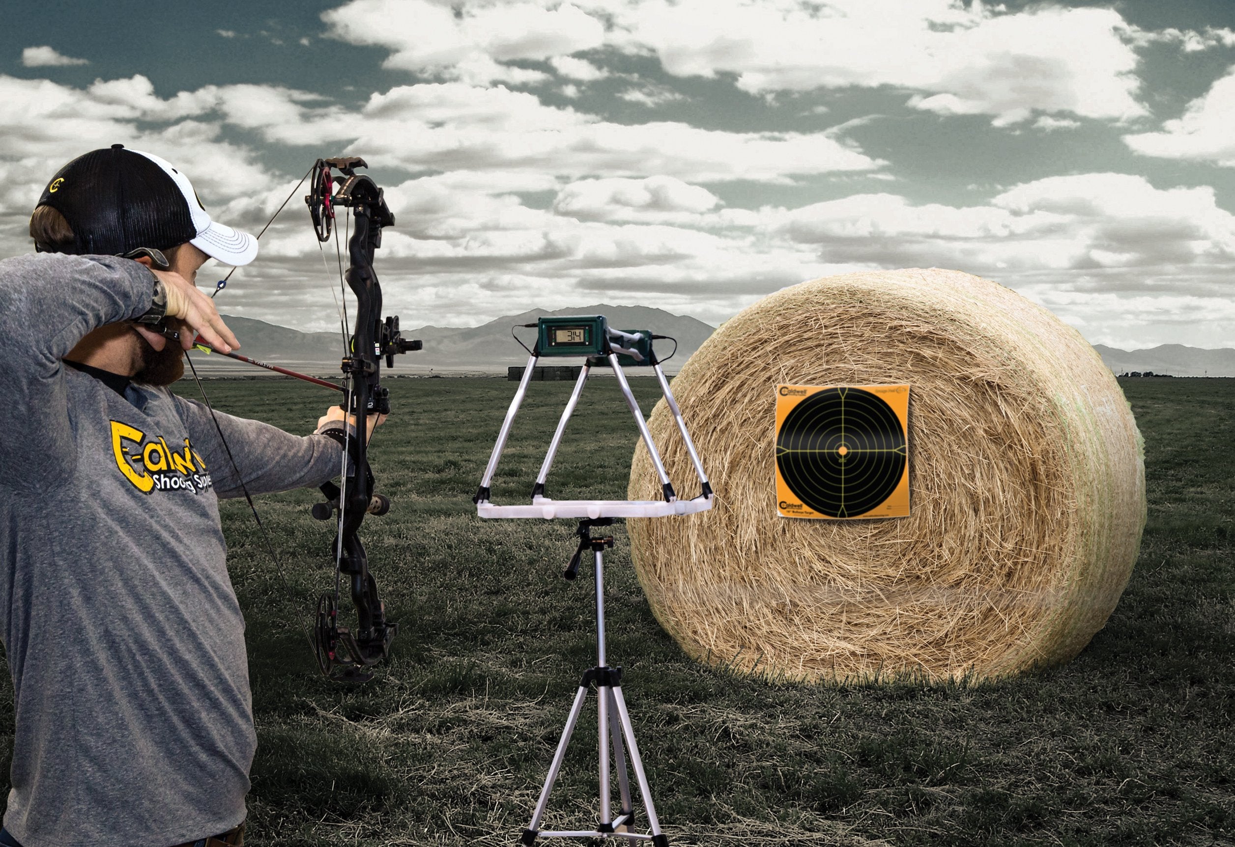 Caldwell G2 Ballistic Precision Chronograph With Tripod And Rechargeable Battery For Shooting Indoor And Outdoor Mps/Fps Reading
