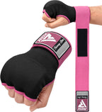 Rdx Gel Boxing Hand Wraps Inner Gloves Men Women, Quick 75Cm Long Wrist Straps, Elasticated Padded Fist Under Mitts Protection, 
