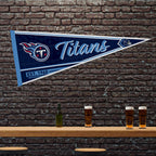 Rico Industries Nfl Football Tennessee Titans Classic 12'' X 30'' Felt Wall D  Cor Pennant - Great For Home/Bed Room/Man Cave D
