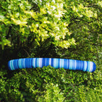 Big Joe Noodle No Inflation Needed Pool Float, Blurred Blue Double Sided Mesh, Quick Draining Fabric, Jumbo 4 Feet