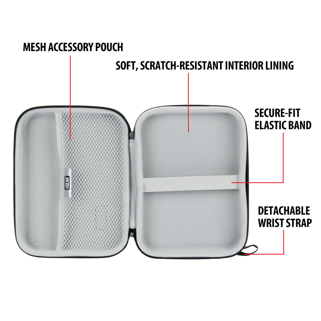 Usa Gear Golf Monitor Case - Swing Caddie Hard Case Compatible With - Swing Caddie Sc300, Sc200 Plus, And More Golf Accessories